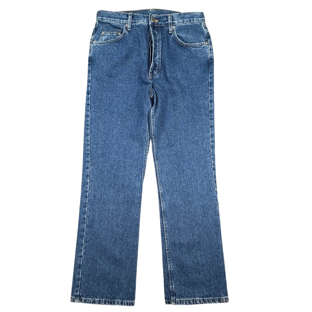 Mavi Model 027 Jeans Mens 33x30 Blue Denim‎ Button Fly Straight Leg Jeans